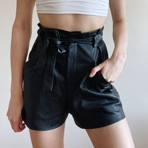 Zara Shorts (Vegan Leather)